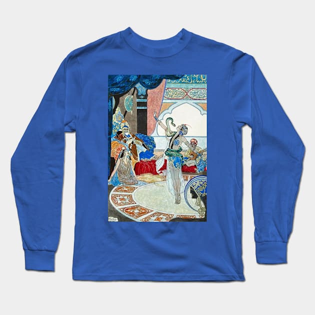 The Snake Charmer - Rene Bull Long Sleeve T-Shirt by forgottenbeauty